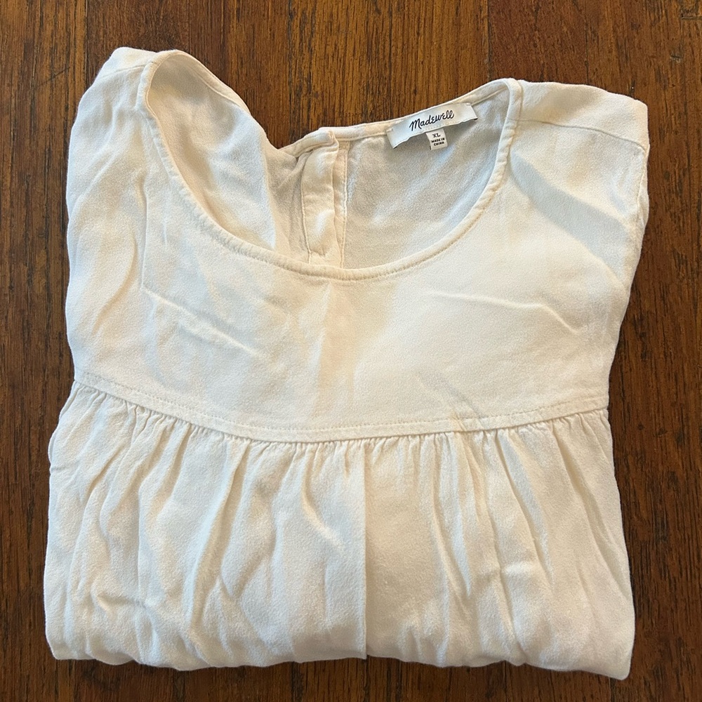 Madewell Cream Blouse